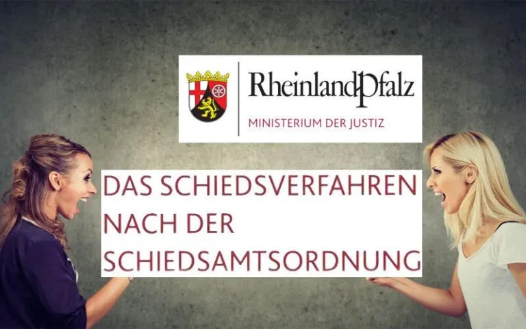 Nachbarschaftsrecht von RLP das Schiedsverfahren nach der Schiedsamtsordnung für die VG Eich