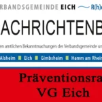 Präventionsrat bei der VG Eich durch Maximilian Abstein CDU Verbandsbürgermeister