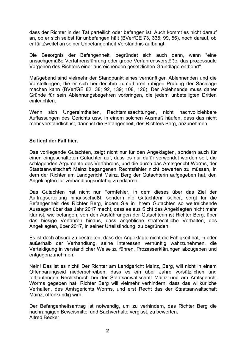 Richter Berg LG Mainz durch Gutachterin Eva Regier-Klein als befangen erklärt-0002