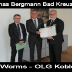 Präsident Landgericht Bad Kreuznach Thomas Bergmann kein Richter am OLG Koblenz und AG Worms. Herbert Mertin ernennt belasteten OLG Richter
