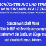 Staatsanwaltschaft Mainz – Willkür in RLP mit Beleidigungsparagraf. Machtinstrument der Justiz, um Bürger mundtot und einschüchtern zu können