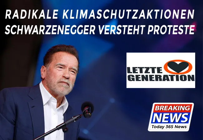 Hollywoodstar Arnold Schwarzenegger hat Verständnis für radikale Klimaproteste gezeigt. „Das sind Leute, die es gut meinen“, sagte er der BBC