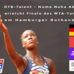 Noma Noha Akugue erreicht Finale des WTA-Turnier am Hamburger Rothenbaum