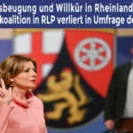 Rechtsbeugung und Willkür in Rheinland-Pfalz Ampelkoalition verliert in Umfrage deutlich. Politik von Malu Dreyer wird immer unglaubwürdiger.