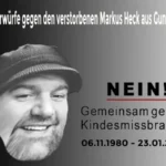 Guntersblum/VG Eich. Einem Bericht zufolge gibt es neue Vorwürfe gegen den 2017 verstorbenen Markus Heck aus Gutersblum wegen Vergewaltigung.