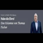Fischer im Recht - Beleidigung: Habe die Ehre! Eine Kolumne von Thomas Fischer