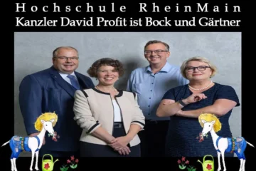 David Profit ist an Hochschule RheinMain Bock und Gärtner