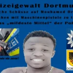 Polizeigewalt Dortmund – Tödliche Schüsse auf Mouhamed Drame. Menschen mit Maschinenpistole zu töten, ist das „mildeste Mittel“ der Polizei.