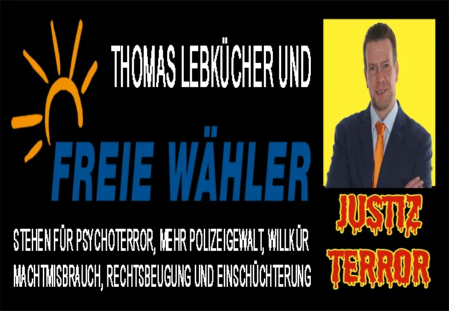 Thomas Lebkücher - FREIE WÄHLER RLP decken Machtmissbrauch durch Richterin Fiebelkorn am Amtsgericht Worms um Angeklagten einzuschüchtern.
