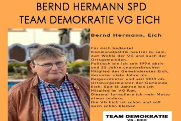 Bernd Hermann SPD Team Demokratie Verbandsgemeinde VG Eich