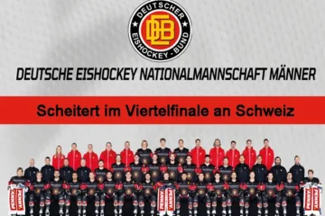 Die DEB Nationalmannschaft scheitert bei Eishockey-Weltmeisterschaft in Tschechien im Viertelfinale an Schweiz