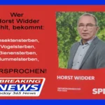 Horst Widder Ortsbürgermeister SPD Eich will Naturzerstörung, Insektensterben, Vogelsterben, Bienensterben und Hummelsterben. Versprochen!