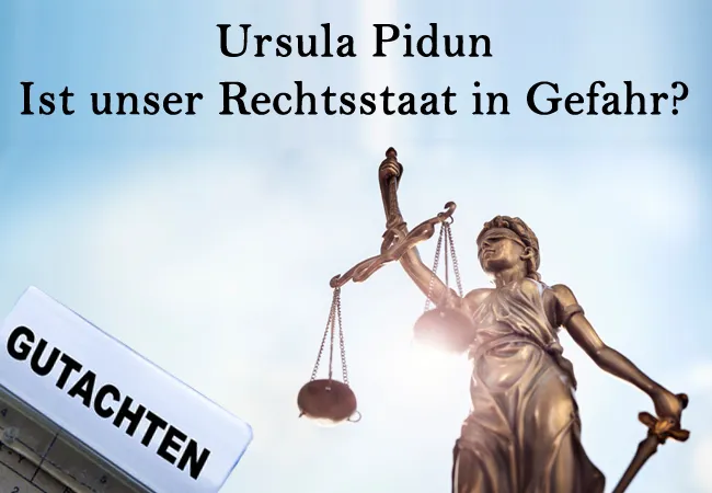 Ursula Pidun - Ist unser Rechtsstaat in Gefahr? Es zeigt sich, jeder vierte Gutachter hat von Justiz schon einmal einen Fingerzeig bekommen