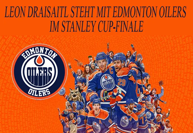 Leon Draisaitl steht mit seinen Edmonton Oilers im Stanley Cup-Finale. Gegner im Finale um die Eishockey-Krone sind die Florida Panthers.