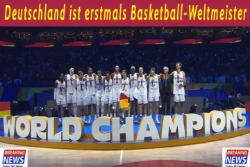 Deutschland ist erstmals Basketball-Weltmeister